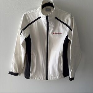 Audi Sport Women's White and Black Utility Jacket